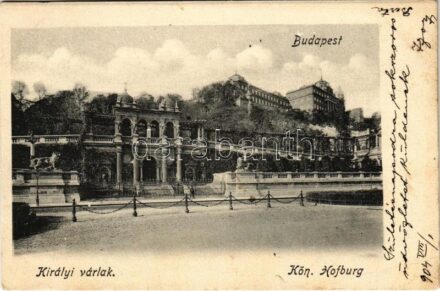 1904 Budapest I. Királyi várlak (szakadás / tear)