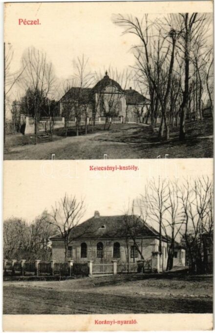 Pécel, Kelecsényi kastély, Korányi nyaraló, villa. Weisz Sándor kiadása (Rb)