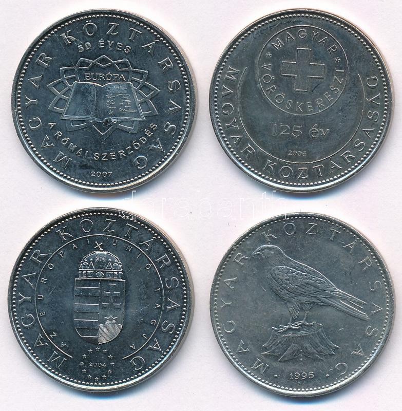 1995-2007. 50Ft Cu-Ni (4xklf, 3db forgalmi emlékérme) T:1-,2 - Image 2