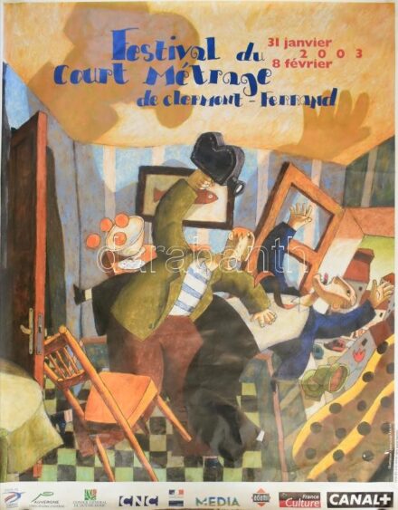 2003 Festival du court Métrage Clermont plakát, 150×120 cm