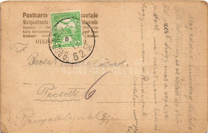 Children with sheep. Photogravure Series No. 6005. s: P. Tarrant (kopott sarkak / worn corners) - Image 2