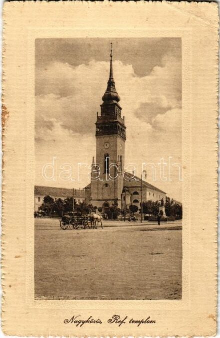 1913 Nagykőrös, Református templom. Székely Albert kiadása (EB)