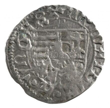 1482-1486. Denár Ag 'I. Mátyás' (0,54g) T:2,2- Hungary 1482-1486. Denar Ag 'Matthias I' (0,54g) C:XF,VF Huszár: 719., Unger I.: 565.c