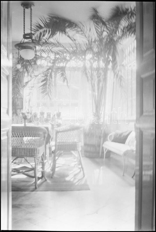 Régi lakásbelsők, 5 db fotónegatív, 6×9 és 4,5×6 cm - Image 3