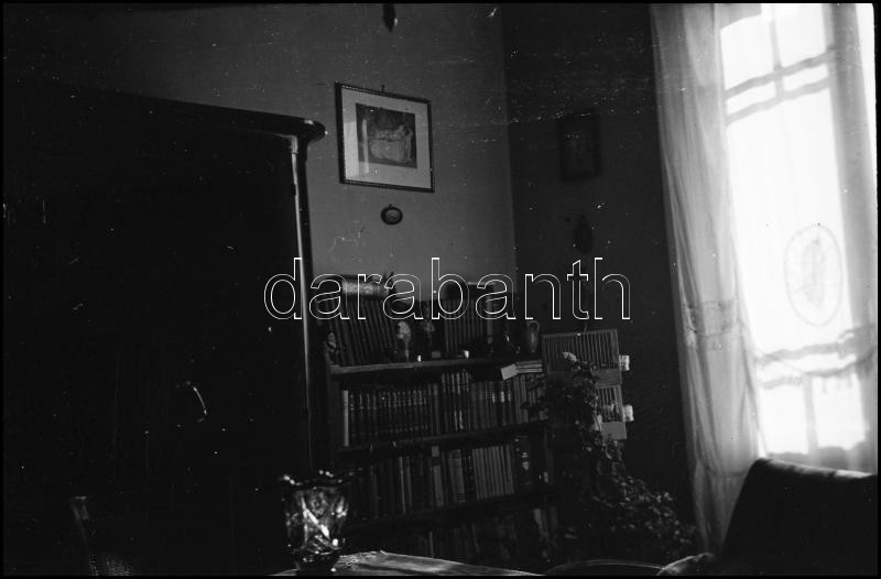 Régi lakásbelsők, 5 db fotónegatív, 6×9 és 4,5×6 cm - Image 4