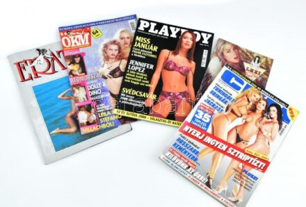 cca 1990-2006 5 db erotikus újság (Erato, Playboy stb.)