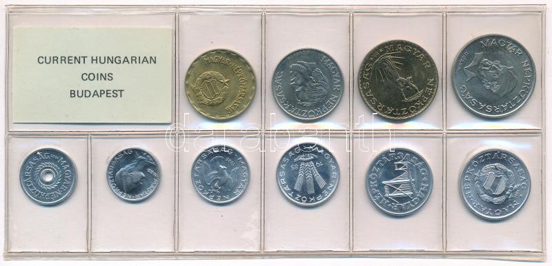 1985. 2f-20Ft (10xklf) érmés forgalmi sor fóliatokban T:1 Adamo FO18 - Image 2