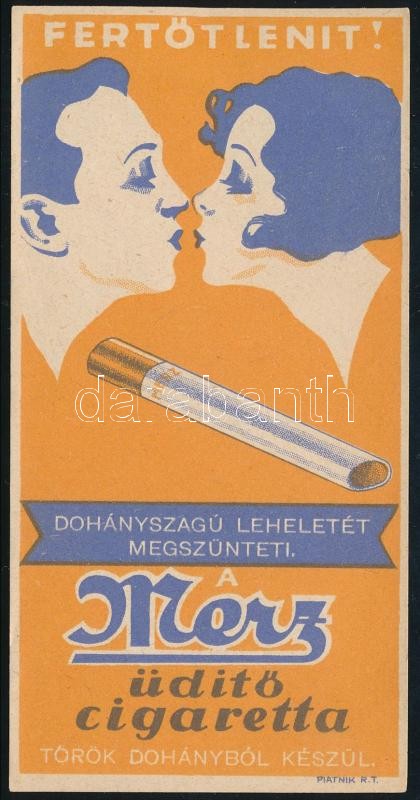 Merz üdítő cigaretta számolócédula