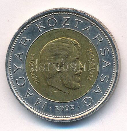 2002. 100Ft 'Kossuth' T:1- patina, kis ph Adamo FOEM1