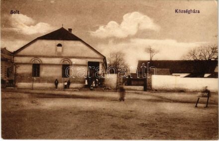 1925 Solt, Községháza. Fogyasztási szövetkezet kiadása (EK)