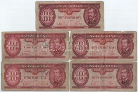 1949. 100Ft (5x) T:III,III- Adamo F28
