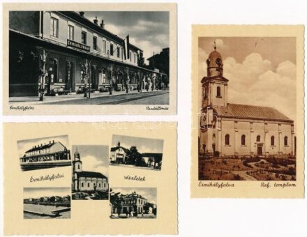 Érsekújvár, Nové Zámky; 3 db régi Weinstock képeslap / 3 pre-1945 postcards