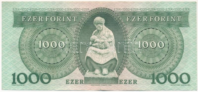 1983. november 10. 1000Ft 'B 91282689' T:III szép papír Adamo F45 - Image 2