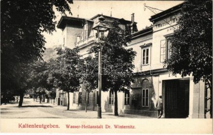 1907 Kaltenleutgeben, Wasser-Heilanstalt Dr. Winternitz / spa
