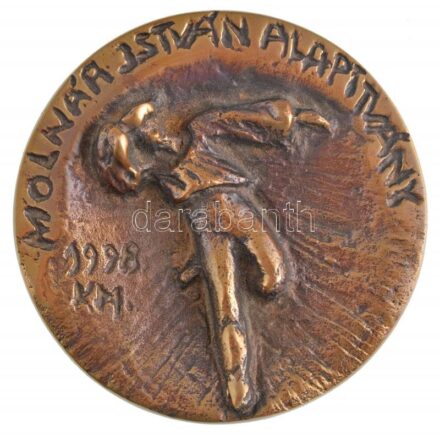 1998. 'Molnár István Alapítvány' Br emlékérem. Szign.: KM (76mm) T:2