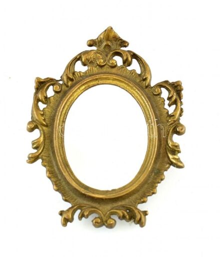 Mini bronz képkeret, 4,5x3,5cm