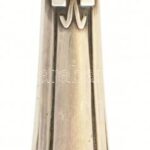 Ezüst (Ag markolatú tortakés, jelzett, h:27cm, bruttó: 101g - Image 3