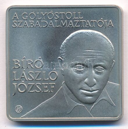 2010. 1000Ft Cu-Ni 'Bíró László József, a golyóstoll szabadalmaztatója' kapszulában, tájékoztatóval T:BU Adamo EM232