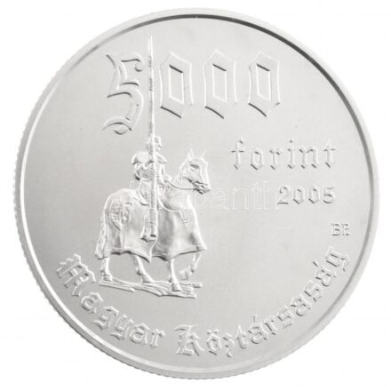 2005. 5000Ft Ag 'Diósgyőri vár' kapszulában T:BU kis karc Adamo EM194
