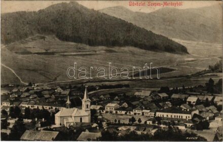 1911 Merény, Szepesmerény, Nálepkovo; látkép. Soós kiadása / general view