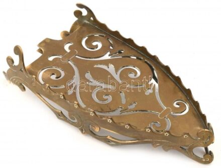 Réz vasalótartó, 27x13cm