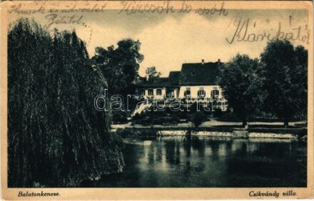 Balatonkenese, Csikvándy villa (EK)