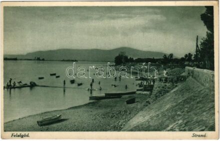 Felsőgöd (Göd), Strand, fürdőzők (EK)