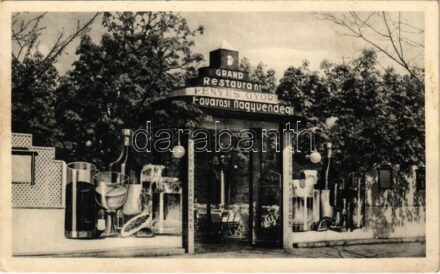 1935 Budapest XIV. Zugló, Fényes György Fővárosi Nagyvendéglője, étterem