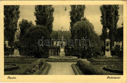 1944 Apatin, Park. Szabadil J. kiadása / park (EK)