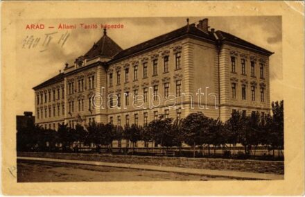 1911 Arad, Állami tanítóképezde / teachers' training institute (EK)