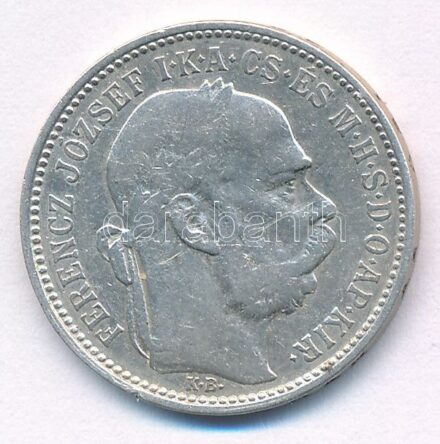 1894KB 1K Ag 'Ferenc József' T:2- Adamo K5