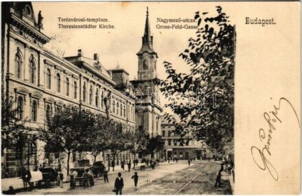 Budapest VI. Terézvárosi templom, Nagymező utca. Divald Károly 44. sz. (r)