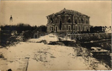 Belgrade, Belgrád; Első világháború pusztításának eredménye / WWI military destruction. photo