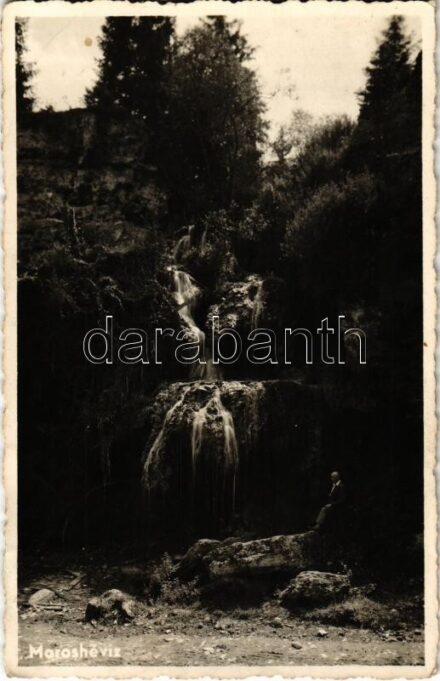 1943 Maroshévíz, Toplita; vízesés / waterfall (EB)