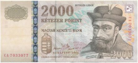 2003. 2000Ft 'CA 7033077' T:III szép papír Adamo F56C