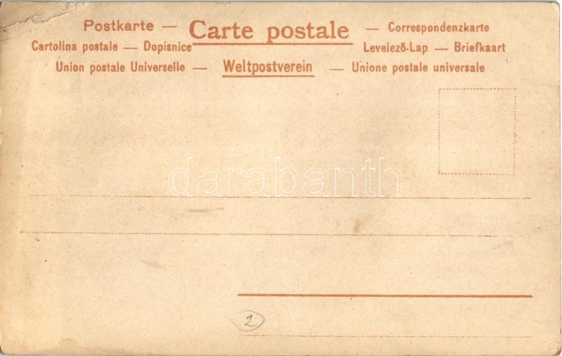 Mikado VI. Asian style Art Nouveau litho s: Raphael Kirchner (EB) - Image 2