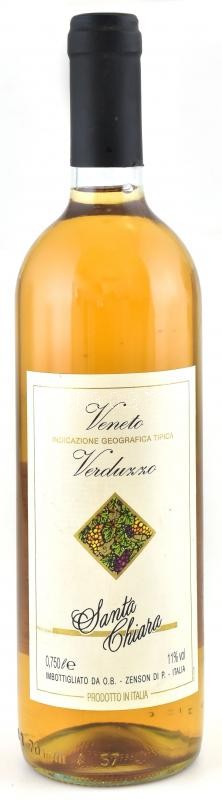 Veneto Verduzzo Santa Chiara, bontatlan palack olasz fehérbor, 11%, 0,75 l.