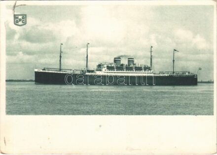 1933 Hamburg-Amerika-Linie / Hamburg America Line steamship advertisement card (EK)