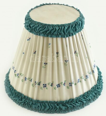 Herendi búzavirág mintás lámpabura. Nagy méretű, szép állapotban. Tetején halvány folt, fém rész kissé sérült. d: 36 cm Párja a porcelán kategóriában