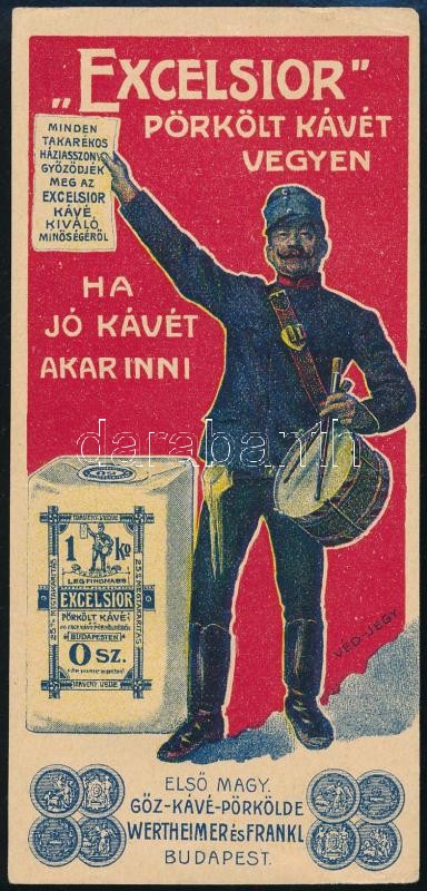 Excelsior pörkölt kávé számolócédula