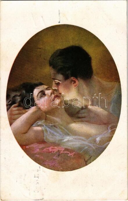 1922 Szerelmespár / Love couple. Selectio Serie 1033-1.