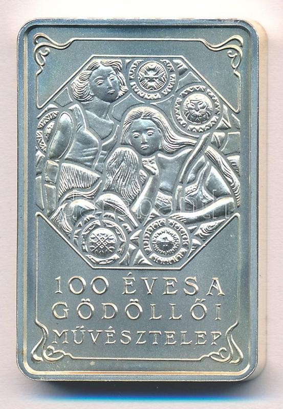 2001. 4000Ft Ag '100 éves a gödöllői művésztelep' tanúsítvánnyal T:BU