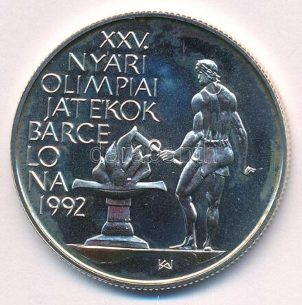 1989. 500Ft Ag 'Nyári olimpia - Barcelona' kapszulában T:BU Adamo EM11