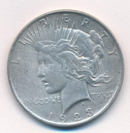 Amerikai Egyesült Államok 1923. 1$ Ag 'Béke' T:2- USA 1923. 1 Dollar Ag 'Peace' C:VF Krause KM#150