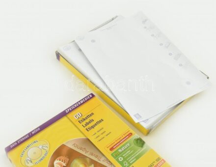 Öntapadós etikett címkék CD-hez, 200 db-os, dobozában