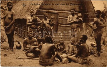 L'Indigene tel qu'on le voit chez lui (Bantandu) / African folklore, half-naked women (EK)