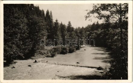 Tusnádfürdő, Baile Tusnad; Olt folyó / riverside (EK)