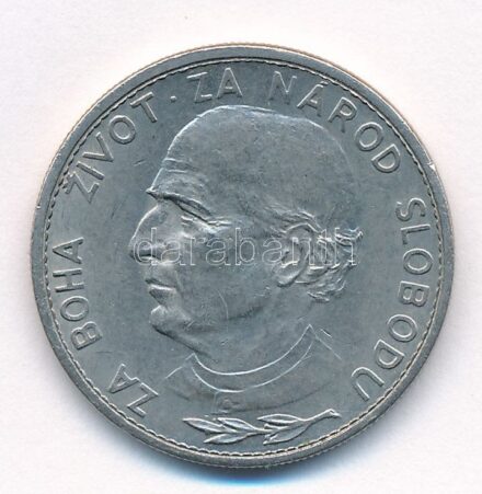 Szlovákia 1939. 5K Ni 'Andrej Hlinka' T:2 Slovakia 1939. 5 Korún Ni 'Andrej Hlinka' C:XF Krause KM#2