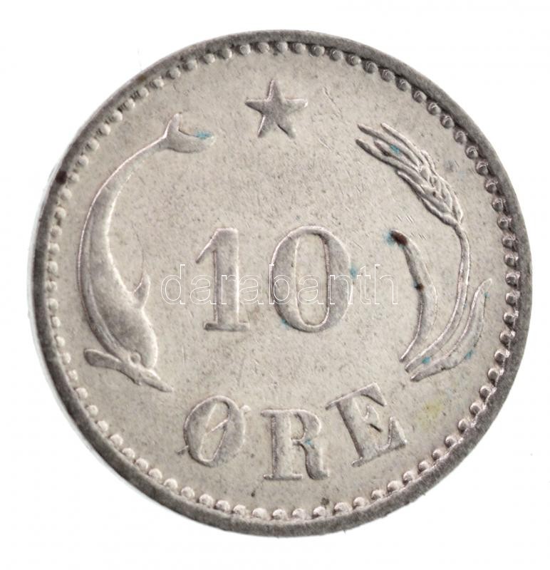 Dánia 1899. 10ö Ag 'IX. Keresztély' T:2 Denmark 1899. 10 Öre Ag 'Christian IX' C:XF Krause KM#795