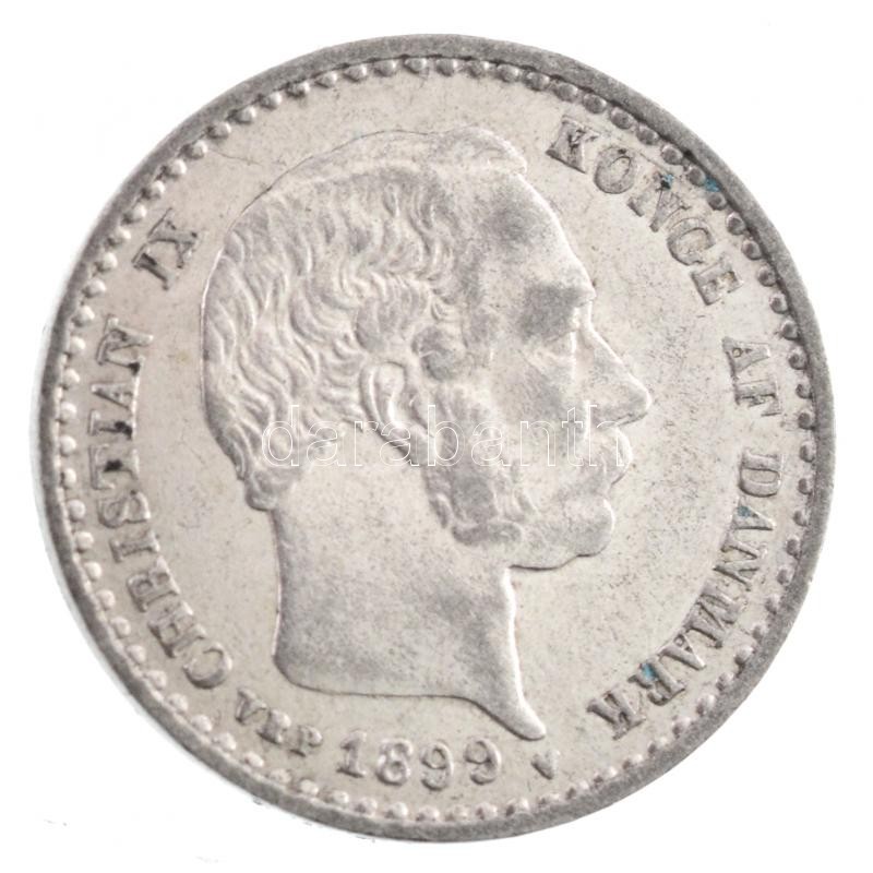 Dánia 1899. 10ö Ag 'IX. Keresztély' T:2 Denmark 1899. 10 Öre Ag 'Christian IX' C:XF Krause KM#795 - Image 2